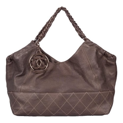 Pre-owned Chanel Coco Cabas Leather Tote In Other