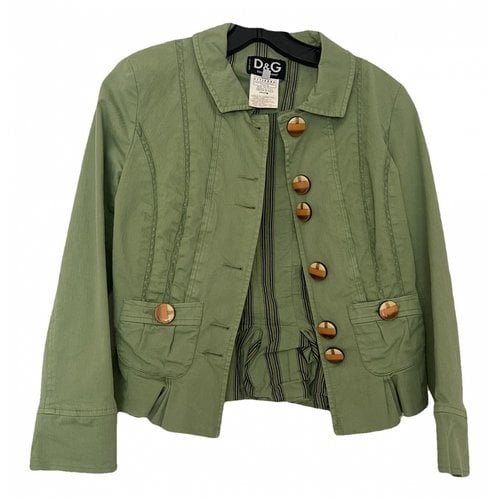 Pre-owned D&g Jacket In Green