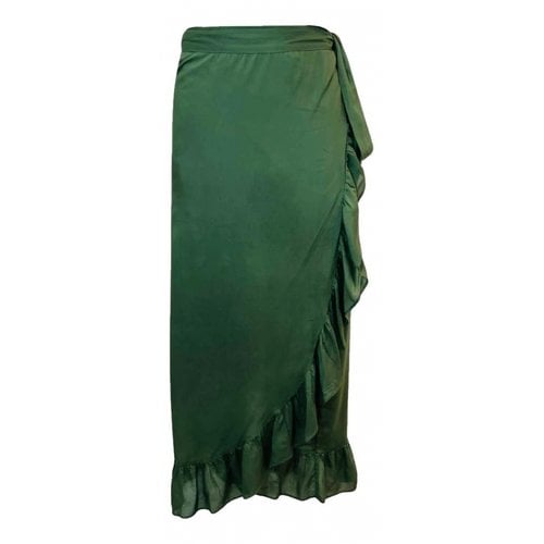 Pre-owned Melissa Odabash Mid-length Skirt In Khaki