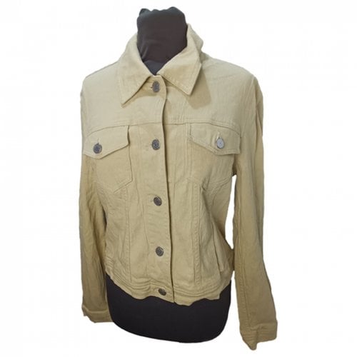 Pre-owned Max & Co Short Vest In Beige