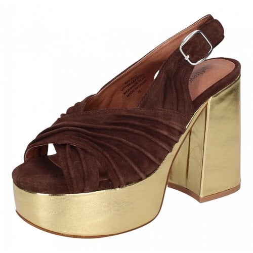 Pre-owned Jeffrey Campbell Sandals In Brown