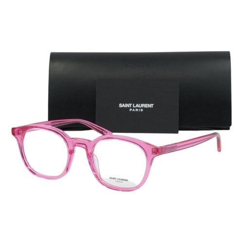 Pre-owned Saint Laurent Sunglasses In Pink