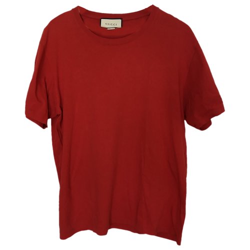 Pre-owned Gucci T-shirt In Red