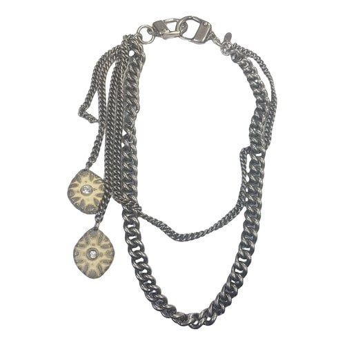 Pre-owned Ermanno Scervino Silver Gilt Necklace