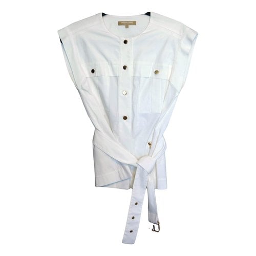 Pre-owned Michael Kors Blouse In White