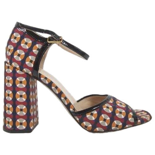 Pre-owned Mulberry Cloth Sandal In Multicolour