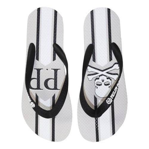 Pre-owned Philipp Plein Sandals In Grey