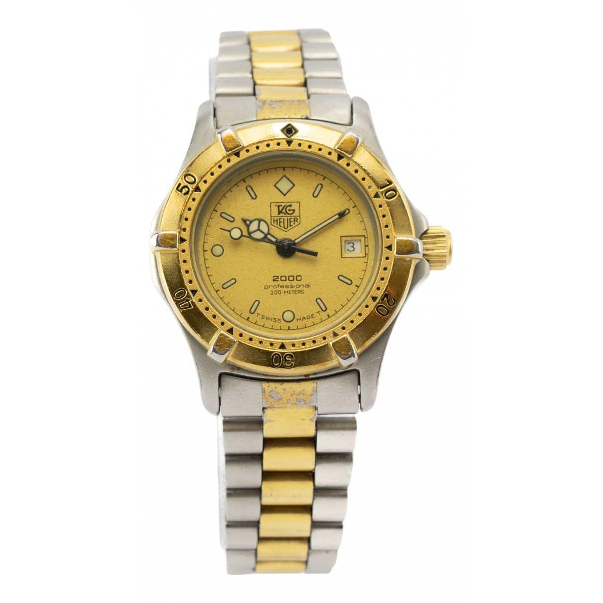 tag heuer gold watch womens