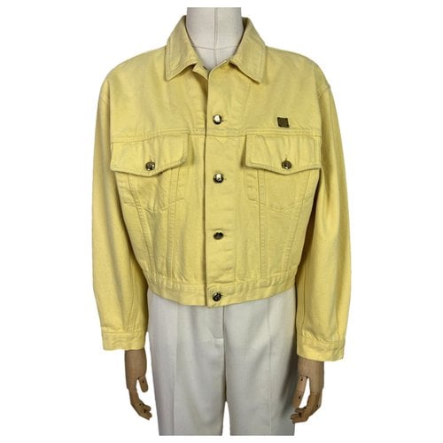 Pre-owned Mcm Jacket In Yellow