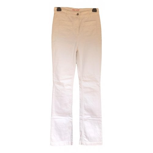 Pre-owned Paul & Joe Jeans In White