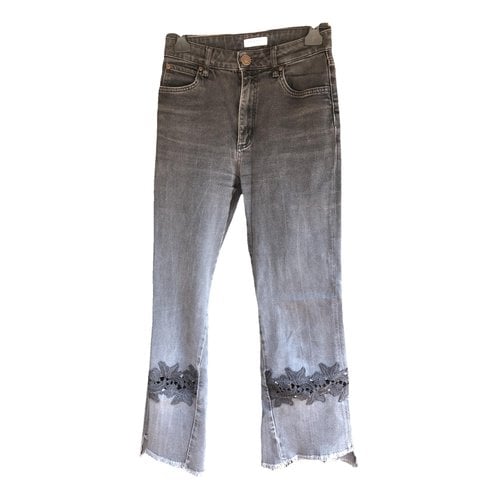 Pre-owned Sandro Jeans In Anthracite