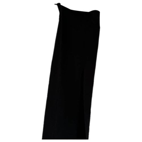 Pre-owned Christopher Esber Maxi Skirt In Black