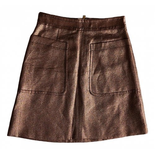 Pre-owned Marc By Marc Jacobs Mini Skirt In Metallic