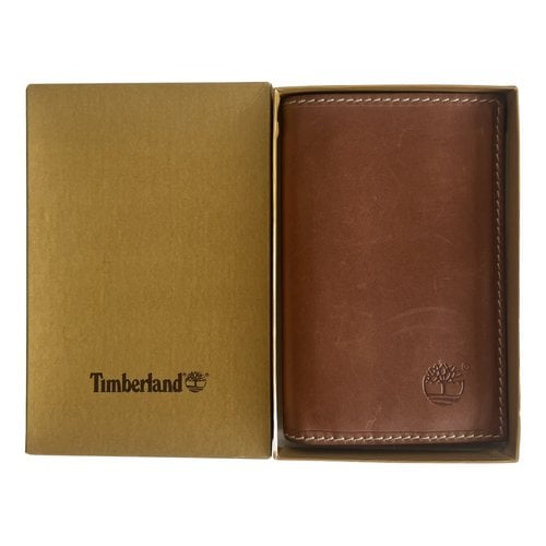 Pre-owned Timberland Leather Wallet In Brown