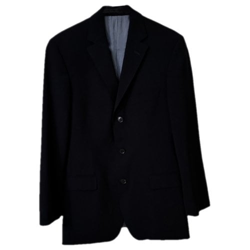 Pre-owned Hugo Boss Wool Suit In Black
