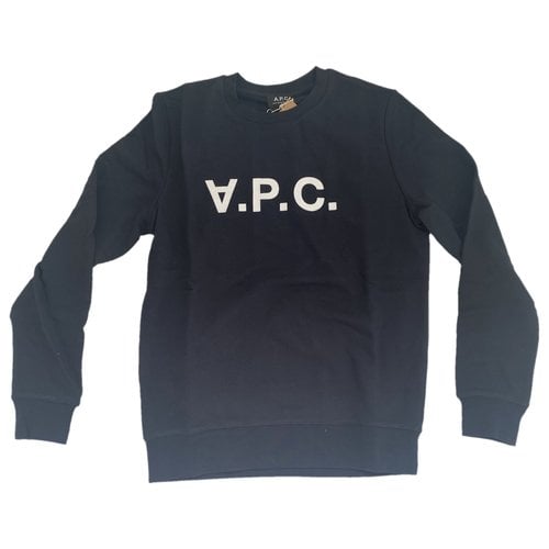 Pre-owned Apc Sweatshirt In Navy