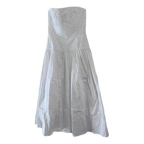 Pre-owned Tove Maxi Dress In White