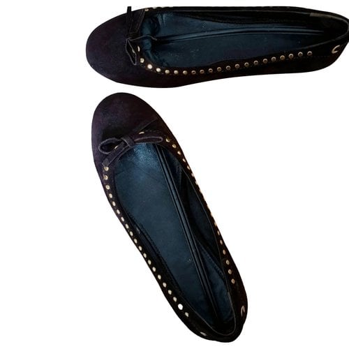 Pre-owned Carshoe Ballet Flats In Brown