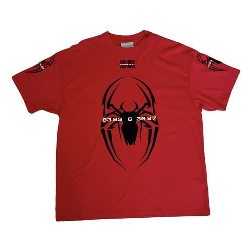 Pre-owned Vetements T-shirt In Red