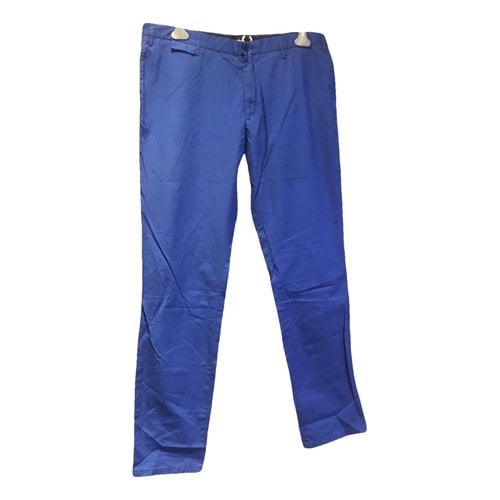 Pre-owned Raf Simons Trousers In Blue