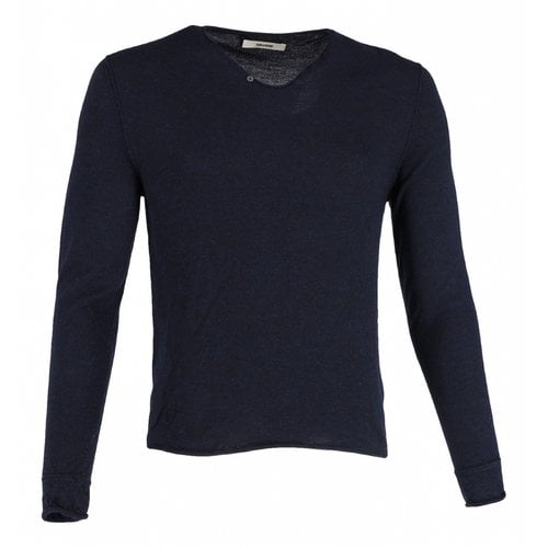 Pre-owned Zadig & Voltaire Wool Knitwear & Sweatshirt In Blue