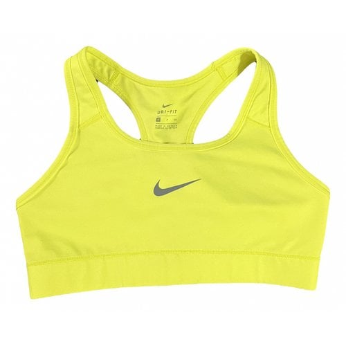 Pre-owned Nike Top In Yellow