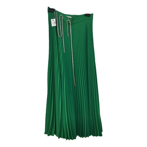 Pre-owned Christopher Kane Maxi Skirt In Green
