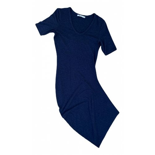 Pre-owned Alexander Wang T Mid-length Dress In Navy