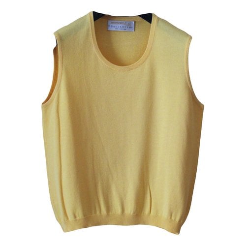 Pre-owned Ballantyne Top In Yellow