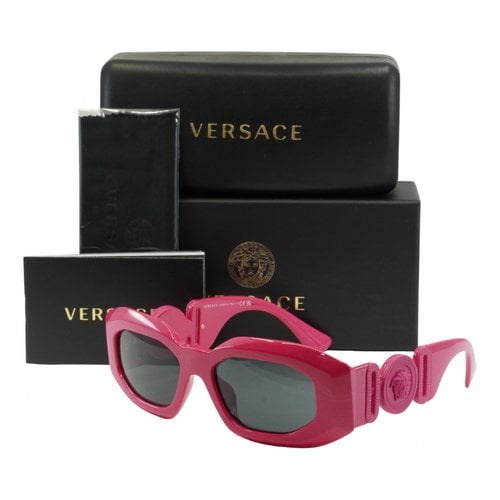 Pre-owned Versace Sunglasses In Pink