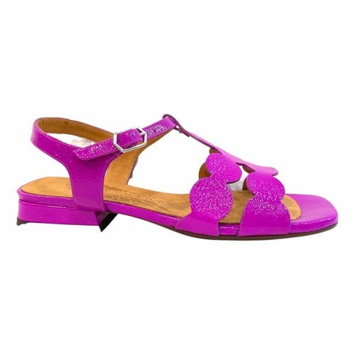 Pre-owned Chie Mihara Leather Sandals In Pink