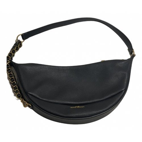 Pre-owned Marc Jacobs The Eclipse Leather Handbag In Black