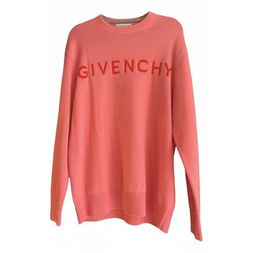 Pre-owned Givenchy Cashmere Jumper In Pink
