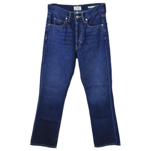 Pre-owned Eve Denim Jeans In Blue