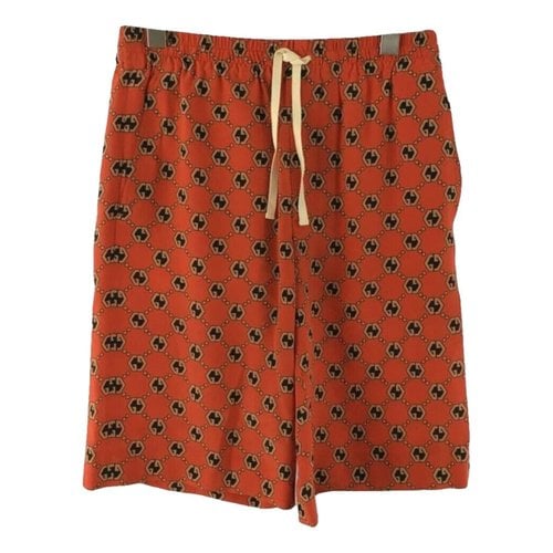 Pre-owned Gucci Short In Orange