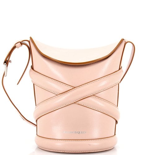 Pre-owned Alexander Mcqueen Leather Handbag In Pink