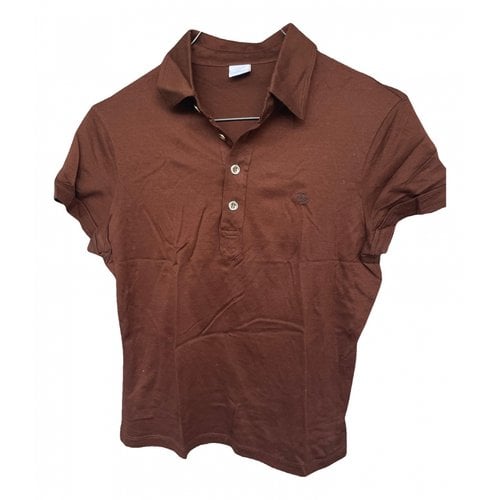 Pre-owned Fay Polo In Brown