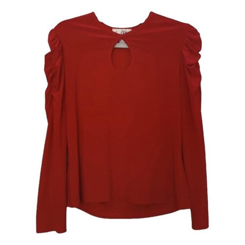 Pre-owned Joseph Ribkoff Blouse In Red