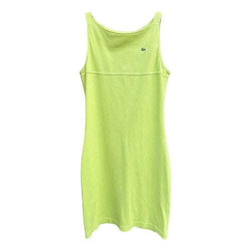 Pre-owned Lacoste Mid-length Dress In Green