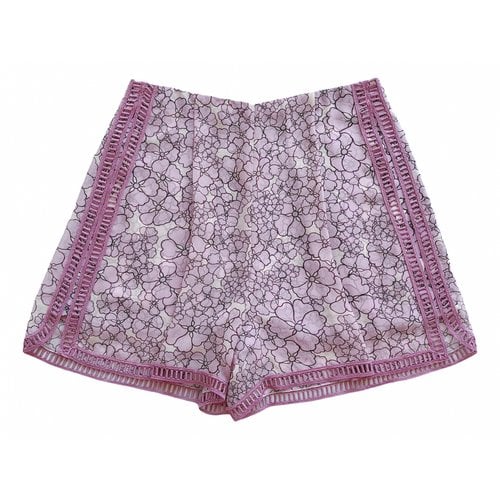Pre-owned Giamba Silk Shorts In Multicolour