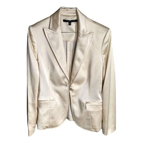 Pre-owned Alessandro Dell'acqua Suit Jacket In Beige