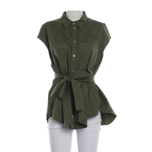 Pre-owned Dondup Blouse In Green