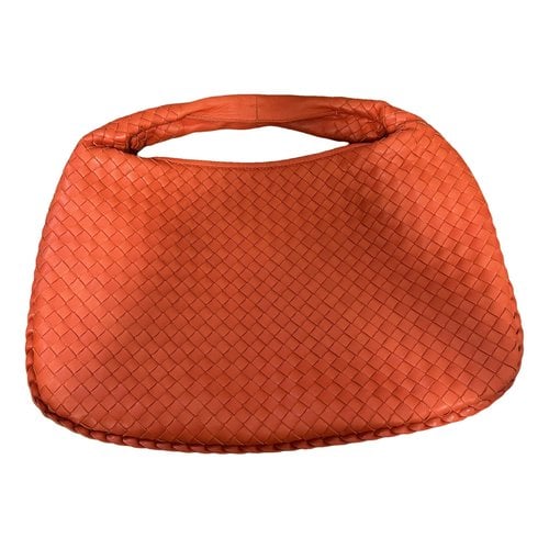 Pre-owned Bottega Veneta Veneta Leather Handbag In Red