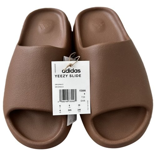 Pre-owned Adidas Originals Sandals In Brown