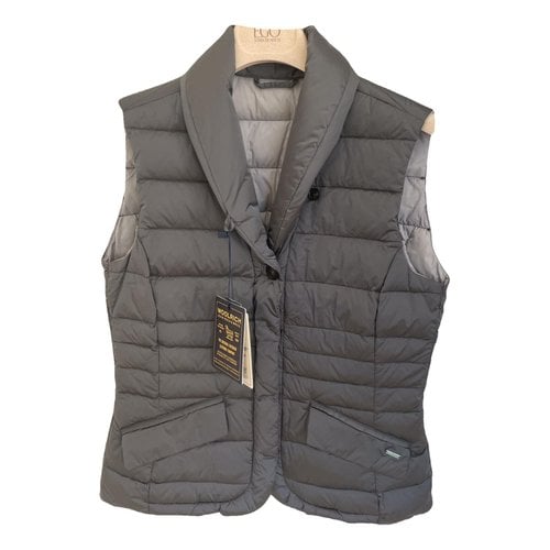 Pre-owned Woolrich Short Vest In Grey