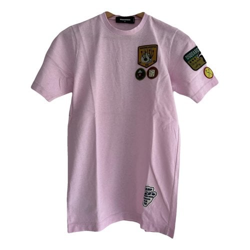 Pre-owned Dsquared2 T-shirt In Pink