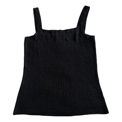 Pre-owned Calvin Klein Silk Vest In Black