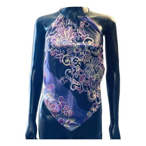 Pre-owned Ted Baker Blouse In Purple