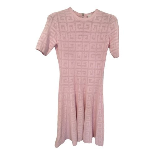 Pre-owned Givenchy Mini Dress In Pink