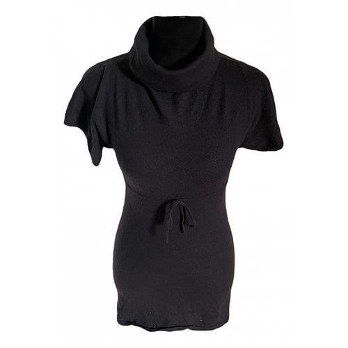Pre-owned Theory Cashmere Mini Dress In Blue